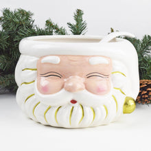 Load image into Gallery viewer, White Santa Punch Bowl &amp; Ladle
