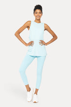 Load image into Gallery viewer, Raw Edge Flow Tank: BRIGHT BLUE
