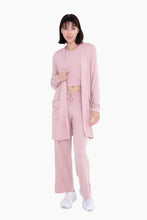 Load image into Gallery viewer, Lounge Open-Front Cardigan: NATURAL

