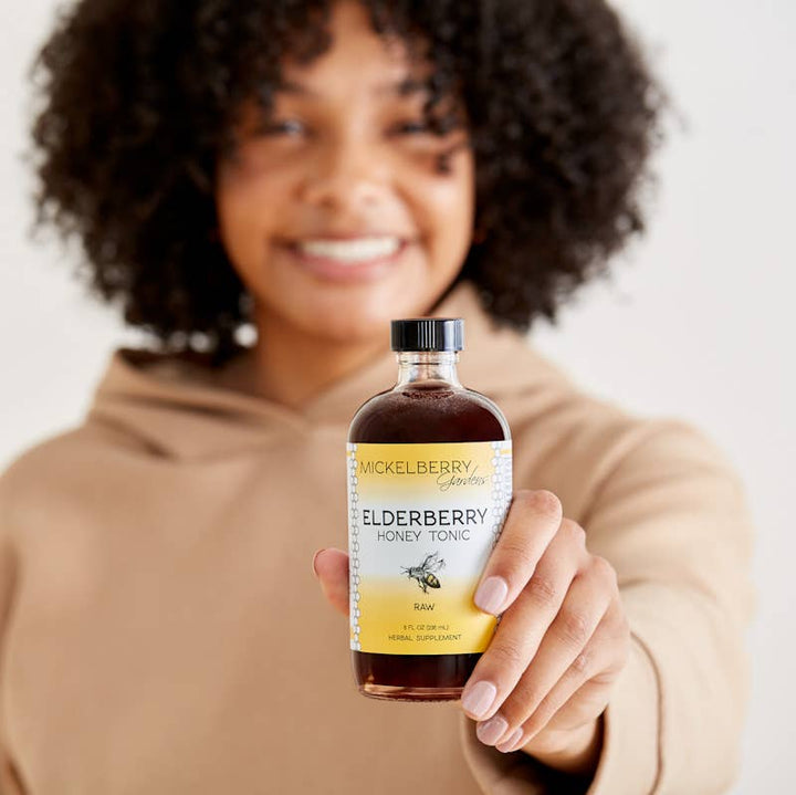 Elderberry Honey Tonic — immune support for kids and adults: 8oz