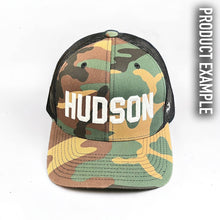 Load image into Gallery viewer, Trucker Hats - Customizable: Camo Trucker
