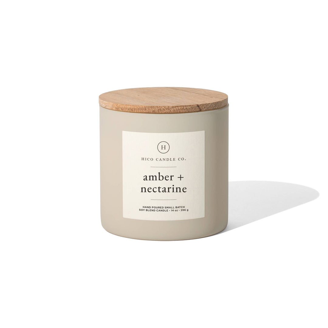 Amber + Nectarine - 14oz. Candle