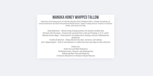 Load image into Gallery viewer, 9oz Manuka Honey &amp; Rosehip Tallow Body Butter
