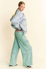Load image into Gallery viewer, JEWELRY STONES AND STUDS EMBELLISHED DENIM JACKET
