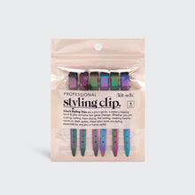 Load image into Gallery viewer, Kitsch Styling Hair Clips 6pc - Iridescent
