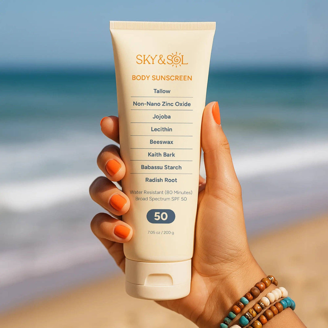 Sky and Sol Body Sunscreen SPF 50 (7.05 oz)Q