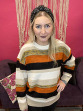 Load image into Gallery viewer, FALL STRIPE SWEATER
