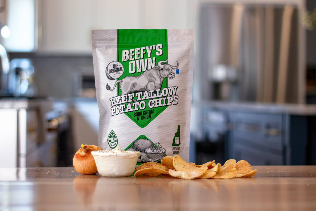 Sour Cream N' Onion Tallow Potato Chips