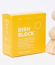 Load image into Gallery viewer, DISH BLOCK® solid dish soap bar - Citrus Lemongrass - No Tox Life
