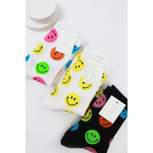 Load image into Gallery viewer, Smiley Socks: Assorted Colors
