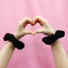 Load image into Gallery viewer, Terry Cloth Spa Headband W/ Scrunchies:Pink Floral
