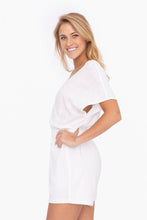 Load image into Gallery viewer, Dolman Sleeve Resort Romper: WARM GREY

