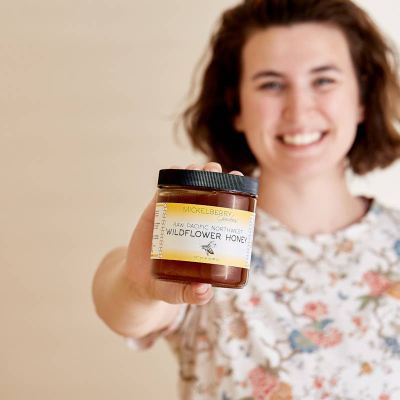 Raw Wildflower Honey: 12oz