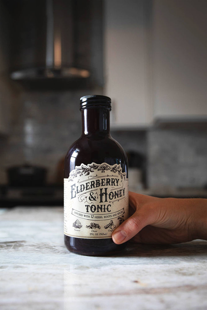 Elderberry &amp; Honey Tonic, 16 oz