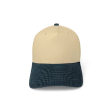 Load image into Gallery viewer, Corduroy Hats - Customizable: Brown &amp; Cream
