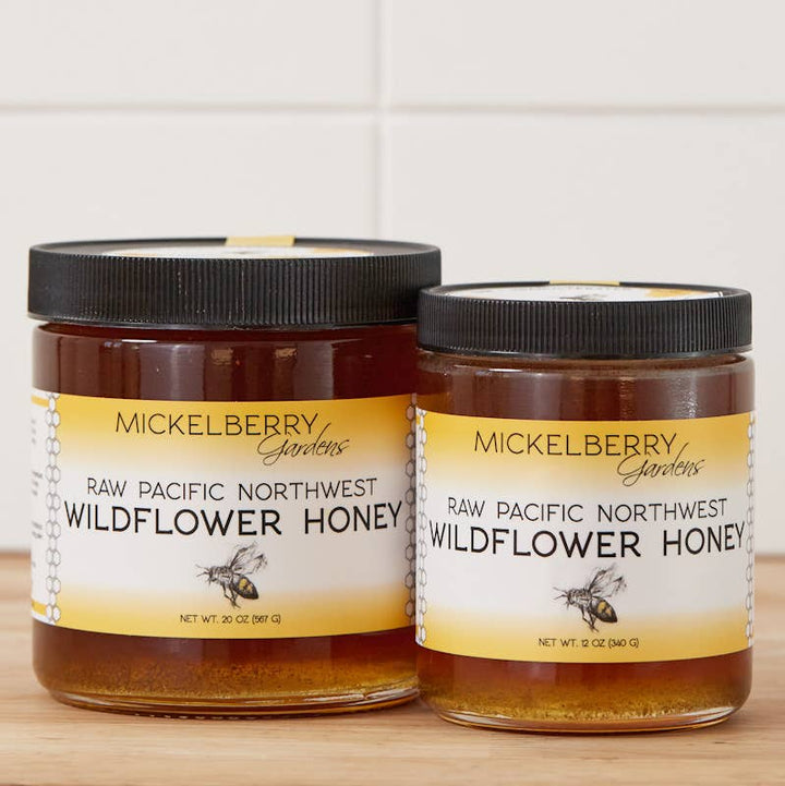 Raw Wildflower Honey: 12oz