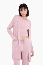 Load image into Gallery viewer, Lounge Open-Front Cardigan: NATURAL
