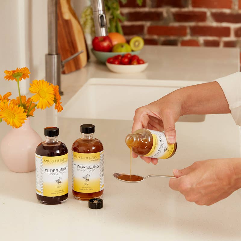 Elderberry Honey Tonic — immune support for kids and adults: 8oz