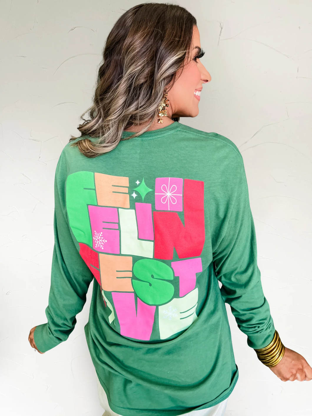 Feelin' Festive L/S Tee