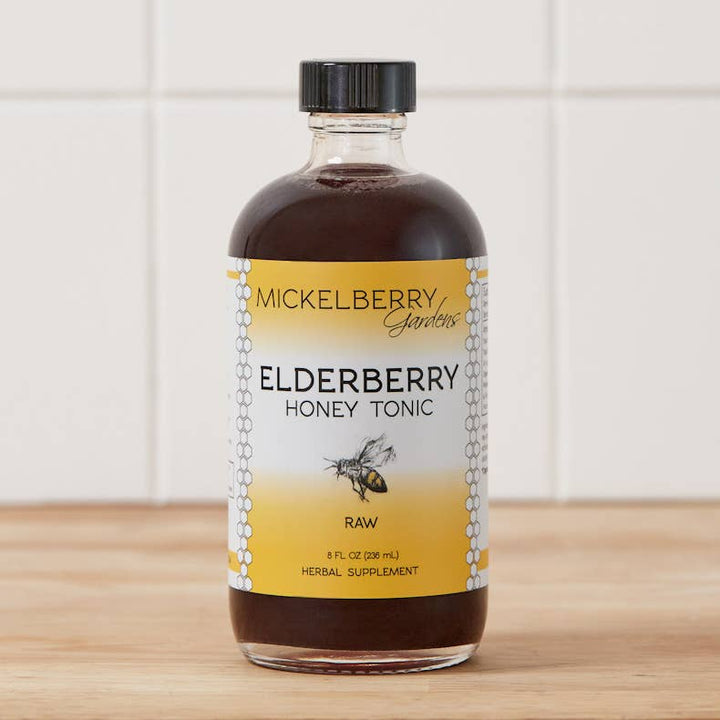 Elderberry Honey Tonic — immune support for kids and adults: 8oz