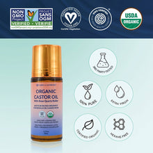 Load image into Gallery viewer, Organic Castor Oil Roll-On 1.7oz
