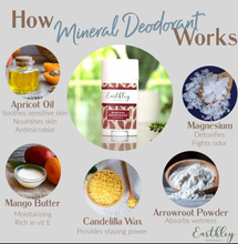 Load image into Gallery viewer, EARTHLEY: Mineral Deodorant 0.5oz (Trial size)
