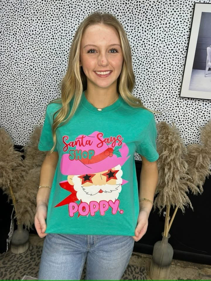 Santa Says Shop Poppy