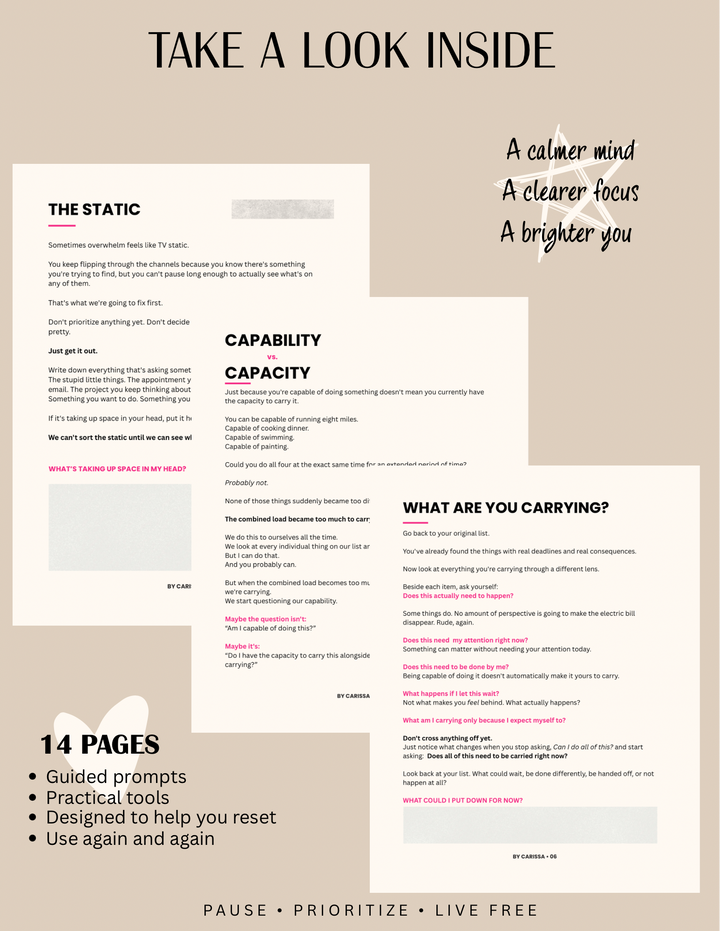 The 10-Minute Reset - Printed Reset Binder