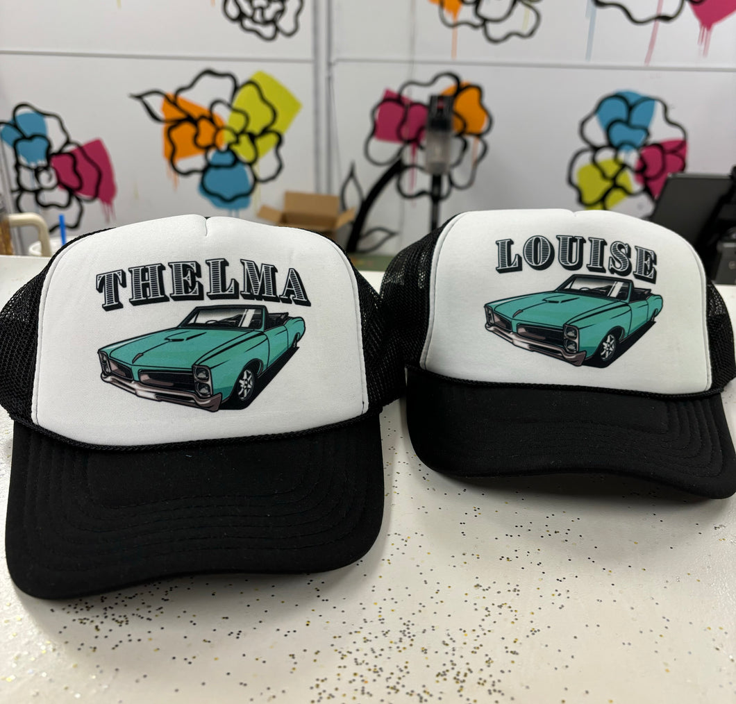 Thelma and Louise Foam Trucker Hats