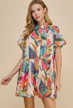 Load image into Gallery viewer, TROPICAL PRINT DRESS
