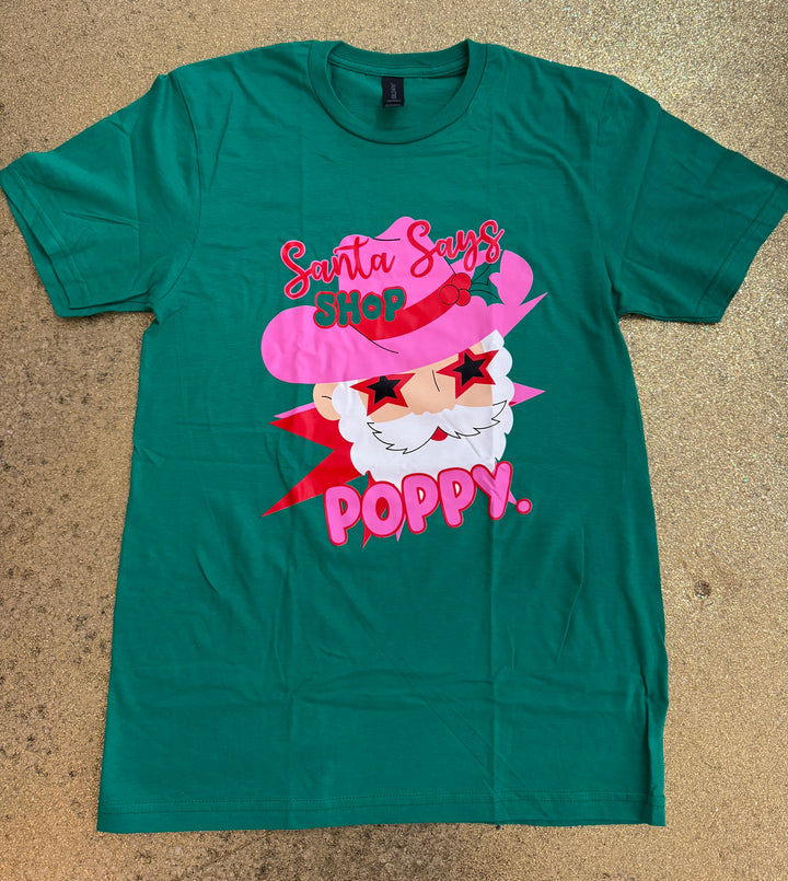 Santa Says Shop Poppy