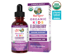 Load image into Gallery viewer, Mary Ruth’s: Organic Kids Elderberry Liquid Drops
