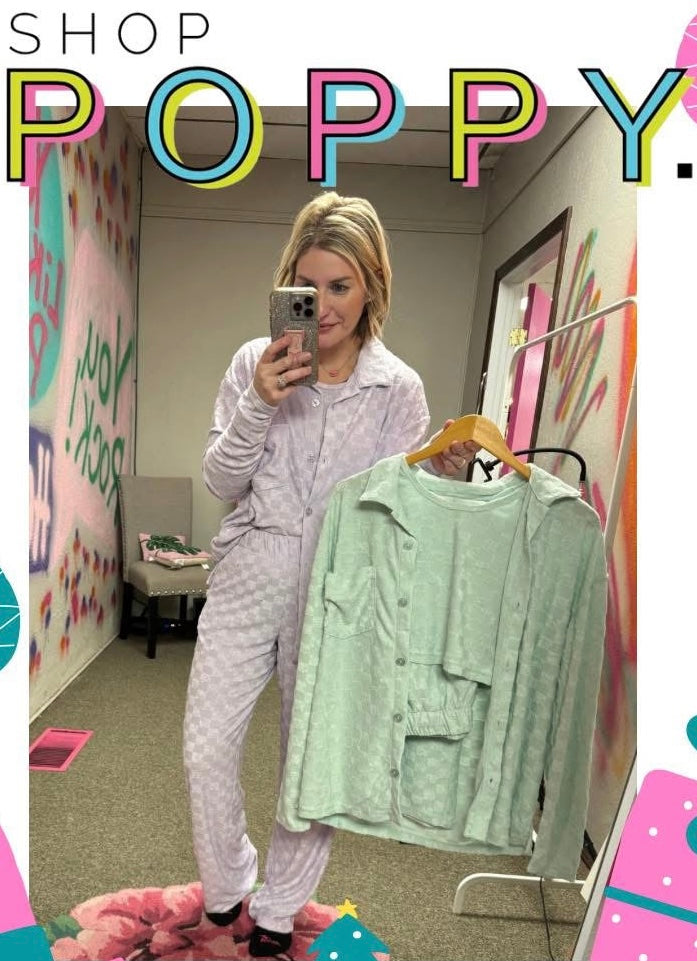 Three Piece Lounge Set MINT MEDIUM