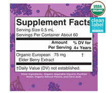 Load image into Gallery viewer, Mary Ruth’s: Organic Kids Elderberry Liquid Drops
