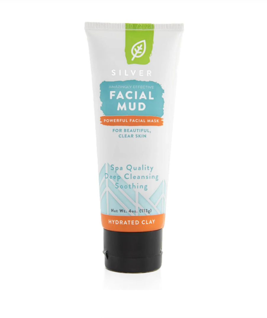 Redmond Clay Facial Mud With Silver (4 Oz.)