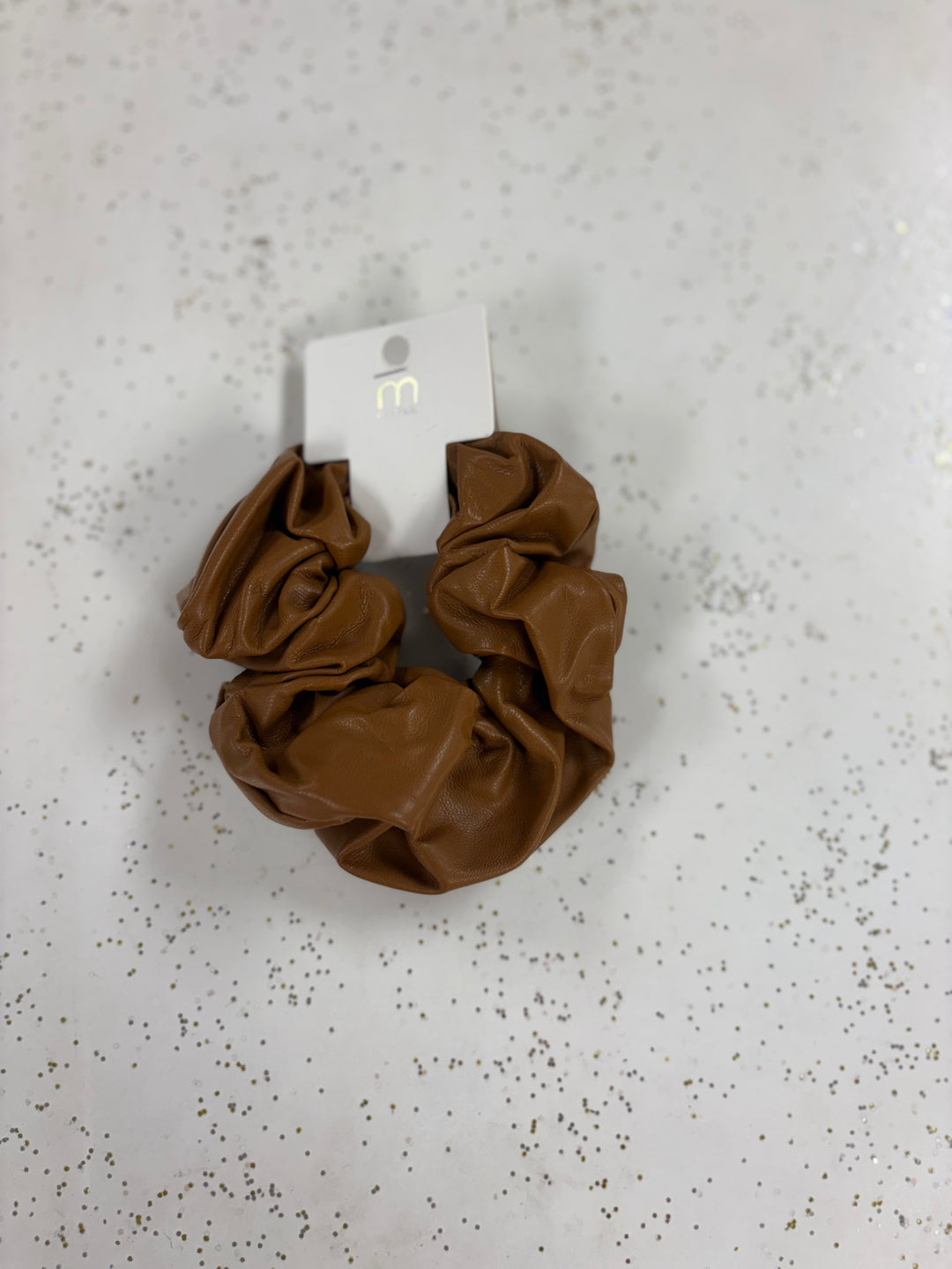 Leather Scrunchies