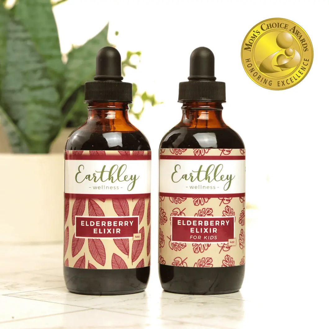 EARTHLEY: Elderberry Elixir 2oz KIDS