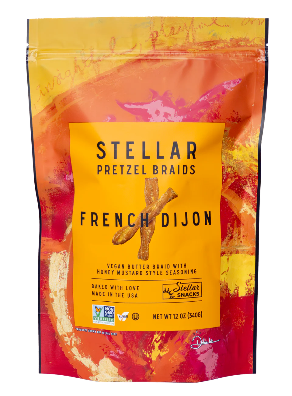 Stellar Pretzel Braids- French Dijon- 5oz