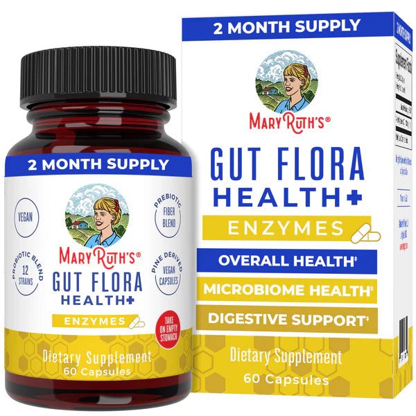 Mary Ruth’s: Gut Flora Health+ Enzymes