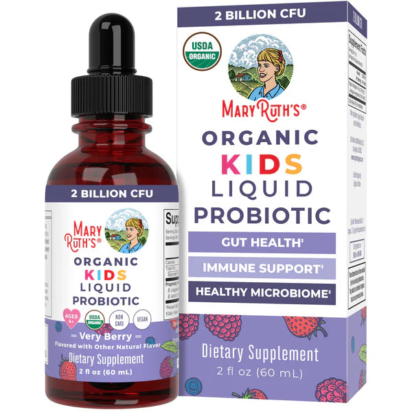 Mary Ruth’s: Organic Kids Liquid Probiotic (Very Berry, 2oz)