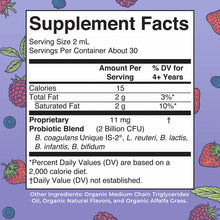 Load image into Gallery viewer, Mary Ruth’s: Organic Kids Liquid Probiotic (Very Berry, 2oz)
