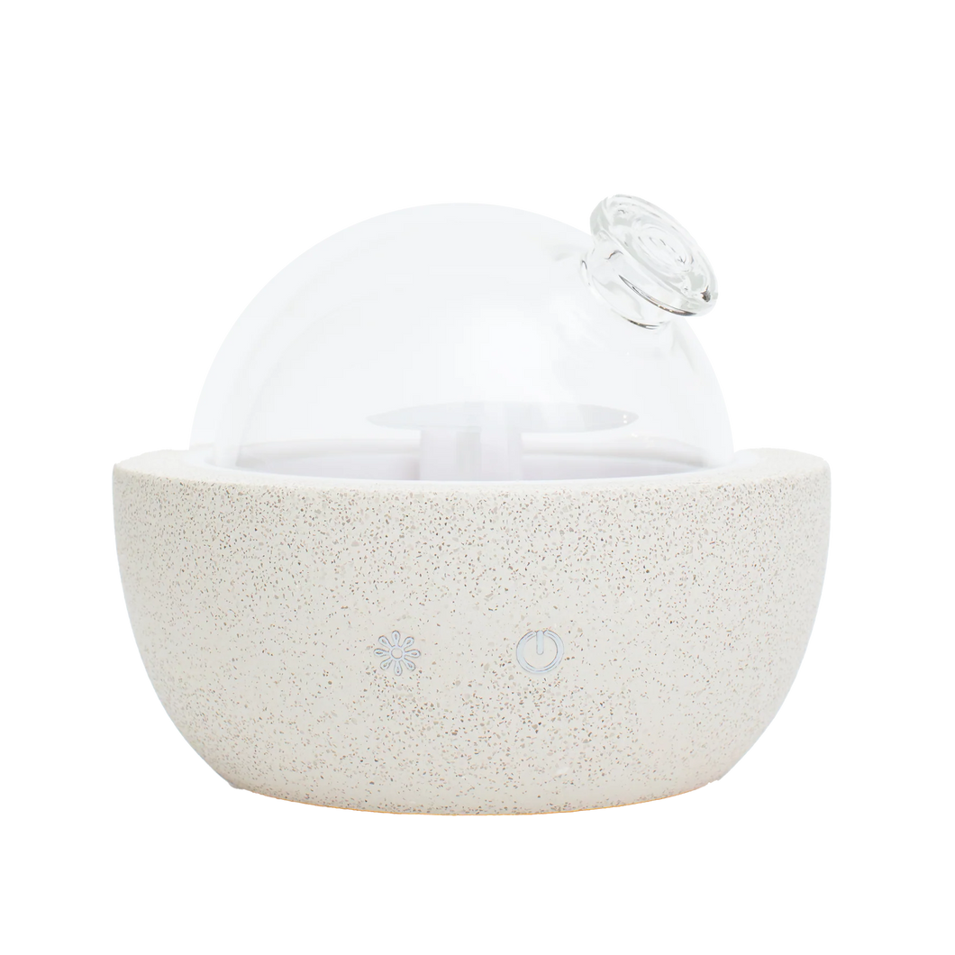 Glass & Concrete Essential Oil Diffuser | 200 Ml