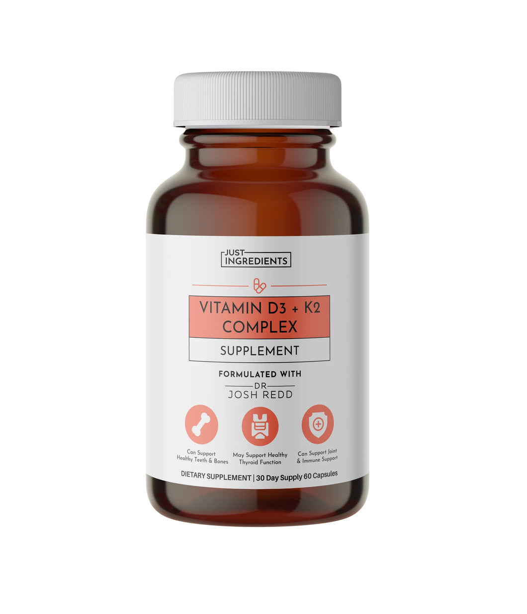 Just Ingredients: Vitamin D3 + K2