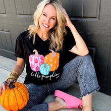 Load image into Gallery viewer, HELLO PUMPKIN TEE
