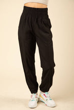 Load image into Gallery viewer, Wide Elastic Waist Jogger Pants
