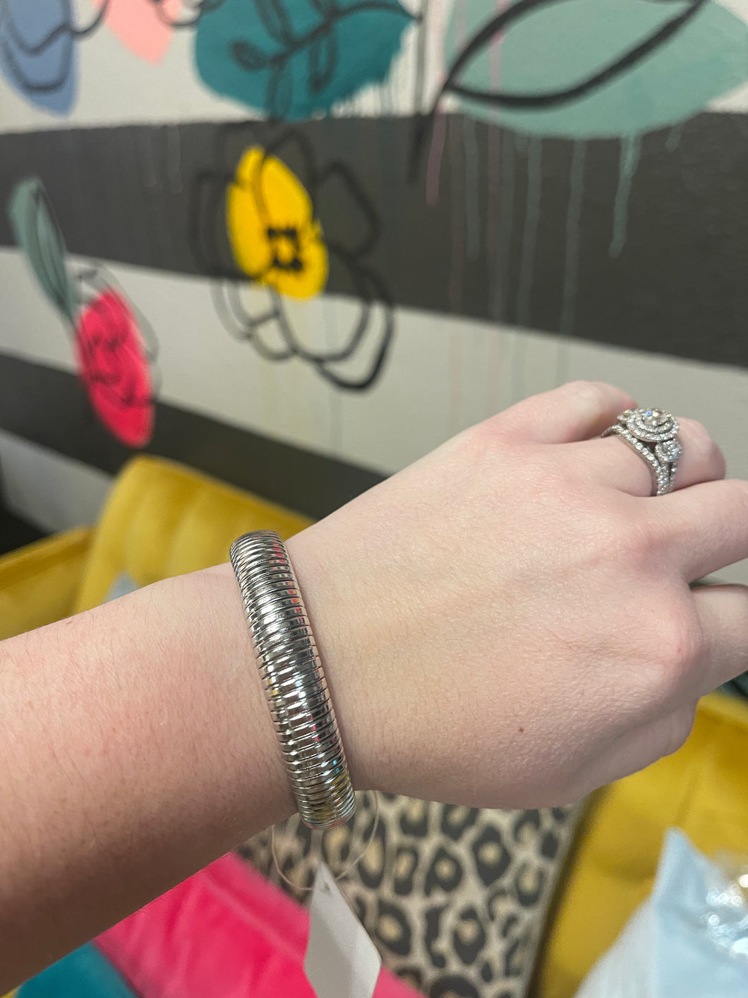 COIL BRACELET — SILVER SINGLE