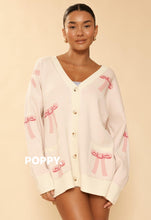 Load image into Gallery viewer, OVERSIZED BOW CARDIGAN
