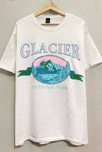 Load image into Gallery viewer, Glacier National Park Tee : White / OVERSIZED / LXL
