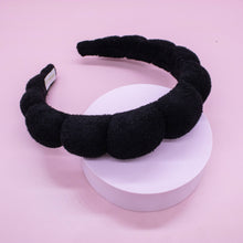 Load image into Gallery viewer, Terry Cloth Spa Headband W/ Scrunchies:Pink Floral
