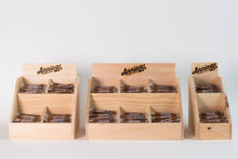 Load image into Gallery viewer, Wooden Caramel Display for Bulk Caramel - Handmade in USA!: 4 Pocket Display
